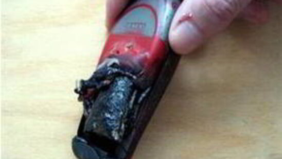 Nokia 1209 Explodes Killing the User