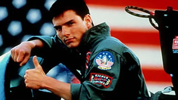 Tom Cruise in Top Gun 1986