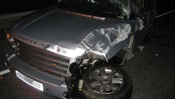 George Michael Range Rover accident