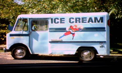 driving an ice cream truck