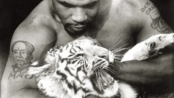 Mike Tyson white tiger