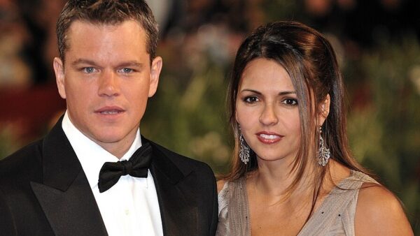 Matt Damon & Luciana Barroso