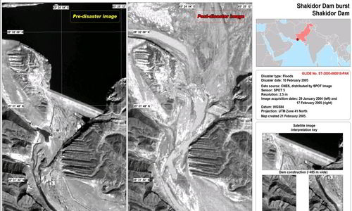 Shakidor Dam Failure in Pakistan