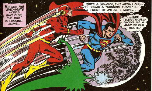 Flash and Superman Race