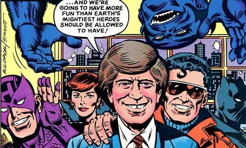 David Letterman Meets Avengers