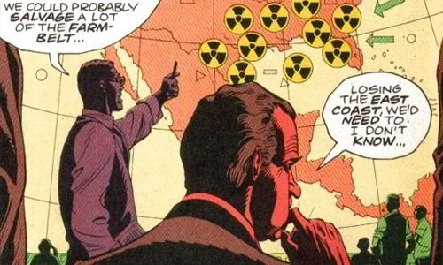 President Richard Nixon in Watchmen Alternate Universe
