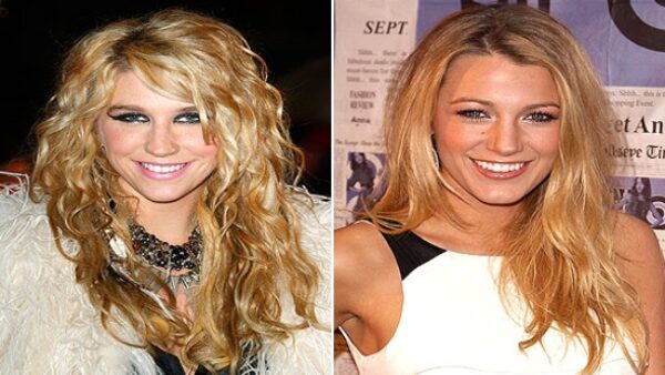 Kesha & Blake Lively look exactly alike