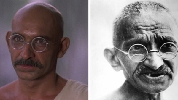 Ben Kingsley as Mohandas Karamchand Gandhi