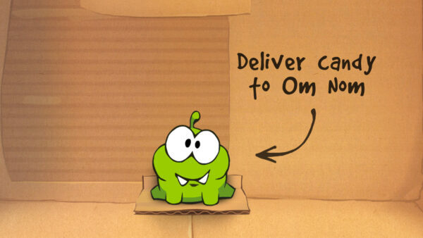 Cute Om Nom from Cut the Rope