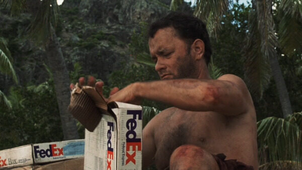 What is inside the FedEx Package in Cast Away