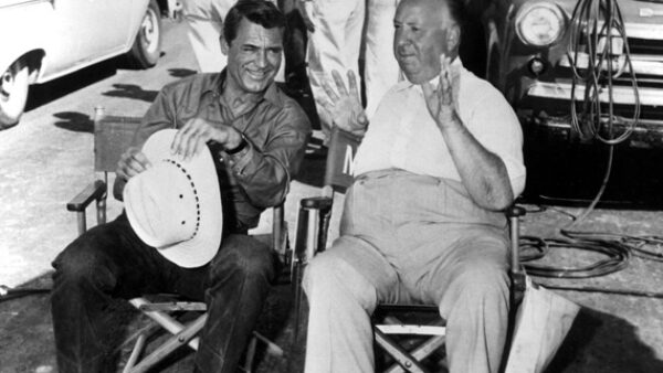 Cary Grant and Alfred Hitchcock