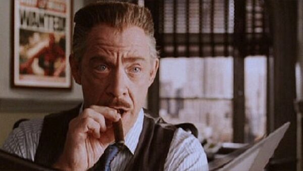 JK Simmons as J Jonah Jameson