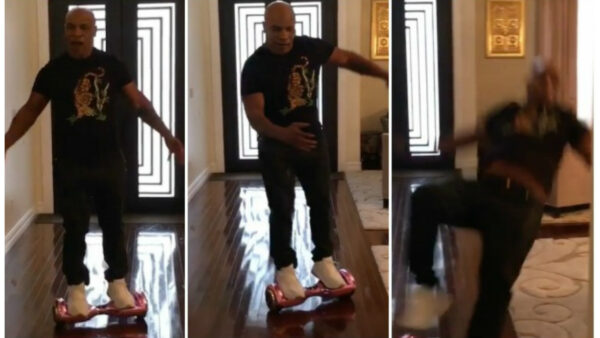 mike tyson hoverboard fail