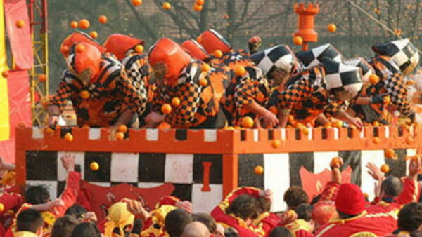 Bizarre Competition Battle of the Oranges