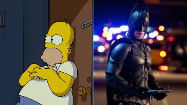 The Dark Knight Rises And The Simpsons Movie
