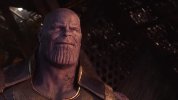 Thanos smiling avengers infinity war ending