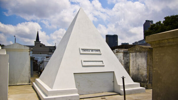 Pyramid Tombstone