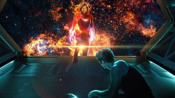 How Did Captain Marvel know where to find Tony and Nebula