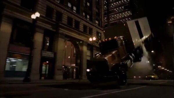 Truck Flip The Dark Knight Movie