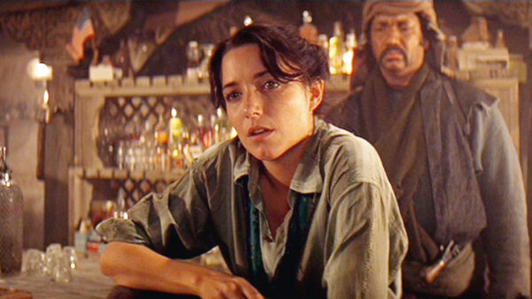 Karen Allen as Marion Ravenwood in Raiders of The Lost Ark 1987