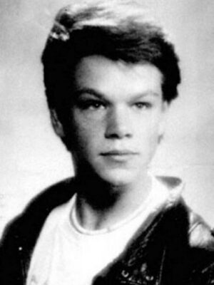 Matt Damon High School Pic